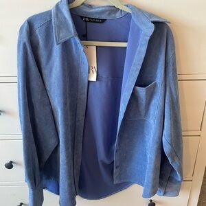 Zara Blue Shacket